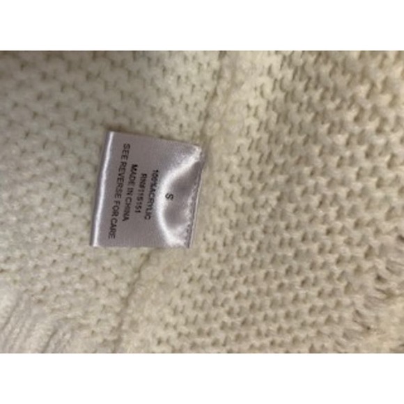 Neiman Marcus Color Block Black/Gray/White Small Open Collared Cardigan - Picture 4 of 6